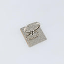 LOUIS VUITTON Monogram Support Telephone Nanogram Silver M67285 LV Auth BA5920-7