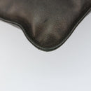 CHANEL Shoulder Bag Leather Silver CC Auth BA5922-11