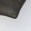 CHANEL Shoulder Bag Leather Silver CC Auth BA5922-12