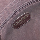 CHANEL Shoulder Bag Leather Silver CC Auth BA5922-15