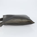 CHANEL Shoulder Bag Leather Silver CC Auth BA5922-5