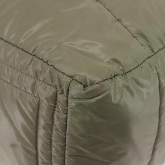 CHANEL Cococoon Tote Bag Nylon Gray Silver CC Auth BA5928