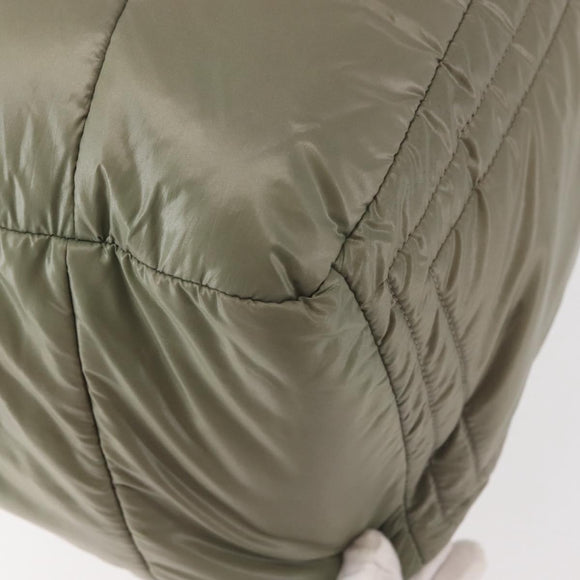 CHANEL Cococoon Tote Bag Nylon Gray Silver CC Auth BA5928