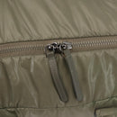 CHANEL Cococoon Tragetasche Nylon Grau Silber CC Auth BA5928-18
