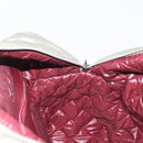 CHANEL Cococoon Tragetasche Nylon Grau Silber CC Auth BA5928-20