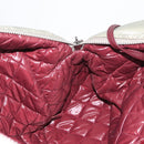 CHANEL Cococoon Tragetasche Nylon Grau Silber CC Auth BA5928-21