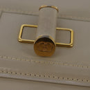 GUCCI Shoulder Bag Leather Beige Gold 26 001 0647 Auth BA5931-14