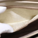 GUCCI Shoulder Bag Leather Beige Gold 26 001 0647 Auth BA5931-20