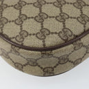 GUCCI GG Supreme Web Sherry Line Bag PVC Beige Gold 007 58 6112 Auth BA5932-13