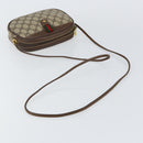 GUCCI GG Supreme Web Sherry Line Bag PVC Beige Gold 007 58 6112 Auth BA5932-7