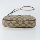 GUCCI GG Supreme Web Sherry Line Bag PVC Beige Gold 007 58 6112 Auth BA5932-9