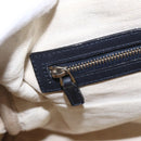 GUCCI GG Canvas Sherry Line Boston Bag 2way Navy Gold 247205 Auth BA5935-21