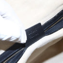 GUCCI GG Canvas Sherry Line Boston Bag 2way Navy Gold 247205 Auth BA5935-26