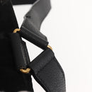 GUCCI Bamboo Backpack Suede Black Gold 003 2058 016 Auth BA5937-15
