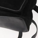 GUCCI Bamboo Backpack Suede Black Gold 003 2058 016 Auth BA5937-18