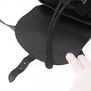 GUCCI Bamboo Backpack Suede Black Gold 003 2058 016 Auth BA5937-10