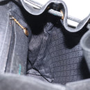 GUCCI Bamboo Backpack Suede Black Gold 003 2058 016 Auth BA5937-25