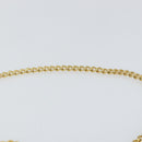 Salvatore Ferragamo Gancini Chain Shoulder Bag Leather Bordeaux Gold Auth BA5939-8