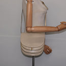 Salvatore Ferragamo Shoulder Bag Leather Beige Gold Auth BA5940-22