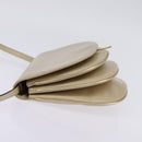 Salvatore Ferragamo Shoulder Bag Leather Beige Gold Auth BA5940-3