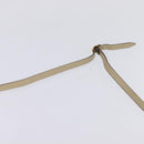 Salvatore Ferragamo Shoulder Bag Leather Beige Gold Auth BA5940-8