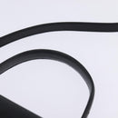 Salvatore Ferragamo Gancini Hand Bag Leather 2way Black Gold Auth BA5941-8