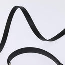 Salvatore Ferragamo Gancini Handtas Leer 2-weg Zwart Zilver Auth BA5942-15