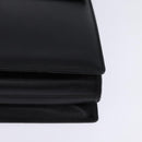 Salvatore Ferragamo Gancini Hand Bag Leather 2way Black Silver Auth BA5942-13