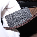 Salvatore Ferragamo Gancini Handtas Leer 2-weg Zwart Zilver Auth BA5942-11