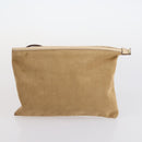 Salvatore Ferragamo Tote Bag Vinyl Brown Silver Auth BA5943-19