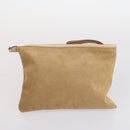 Salvatore Ferragamo Tote Bag Vinyl Brown Silver Auth BA5943-20