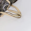 Salvatore Ferragamo Tote Bag Vinyl Brown Silver Auth BA5943-7