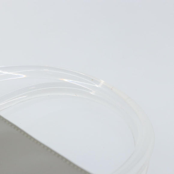 PRADA Hand Bag Enamel Gray Silver Auth BA5946