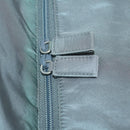 PRADA Sports Boston Bag Nylon Gray Silver Auth BA5947-20