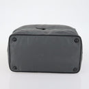 PRADA Sports Boston Bag Nylon Gray Silver Auth BA5947-5