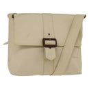 BURBERRY Shoulder Bag Canvas Beige Auth BA5950-1