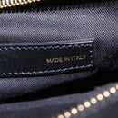 Chloe Alice Hand Bag Leather 2way Navy Gold Auth BA5952-20