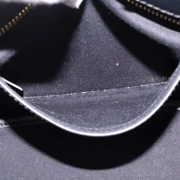 Chloe Alice Hand Bag Leather 2way Navy Gold Auth BA5952