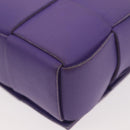 BOTTEGA VENETA MAXI INTRECCIATO Candy Cassette Bag Leather Purple Auth BA5953-13