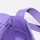 BOTTEGA VENETA MAXI INTRECCIATO Candy Cassette Bag Leather Purple Auth BA5953-17