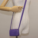 BOTTEGA VENETA MAXI INTRECCIATO Candy Cassette Bag Leather Purple Auth BA5953-21