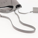 Stella MacCartney Hand Bag Leather 2way Gray Silver Auth BA5955-9