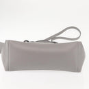Stella MacCartney Hand Bag Leather 2way Gray Silver Auth BA5955-6