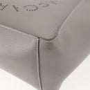 Stella MacCartney Hand Bag Leather 2way Gray Silver Auth BA5955-17