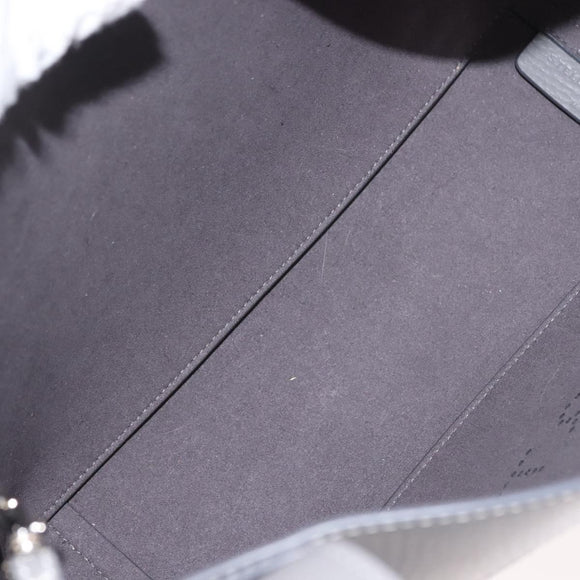 Stella MacCartney Hand Bag Leather 2way Gray Silver Auth BA5955