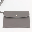 Stella MacCartney Hand Bag Leather 2way Gray Silver Auth BA5955-22