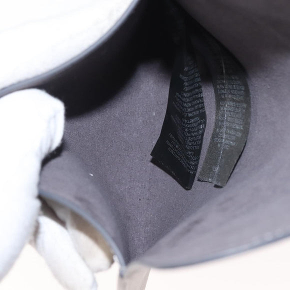 Stella MacCartney Hand Bag Leather 2way Gray Silver Auth BA5955