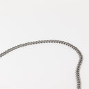 Stella MacCartney Chain Fabera Shoulder Bag Suede Pink Silver Auth BA5956-15