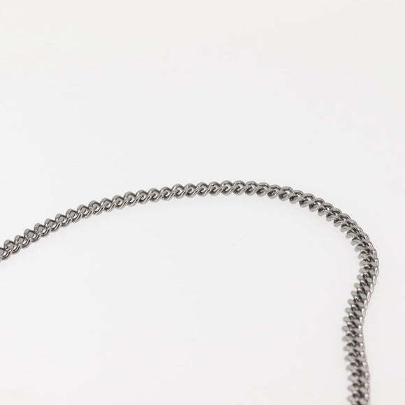 Stella MacCartney Chain Fabera Shoulder Bag Suede Pink Silver Auth BA5956