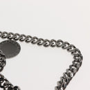 Stella MacCartney Chain Fabera Shoulder Bag Suede Black Silver Auth BA5957-15